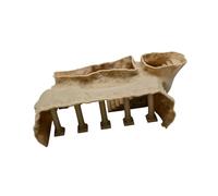 Lerpwige Décorations pour aquariums Bettas Maison Cachette Cave Accessoires d'Aquarium Palais Ornement Cachettes de Poissons Fond d'Aquarium Accessoires Cachettes Bettas