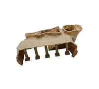 Lerpwige Décorations pour aquariums Bettas Maison Cachette Cave Accessoires d'Aquarium Palais Ornement Cachettes de Poissons Fond d'Aquarium Accessoires Cachettes Bettas