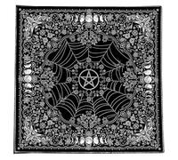 Lerpwige Divinations Nappe lune oiseau astrologie carte de tarot nappe autel tissu givinations jeu de société accessoire
