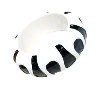 Lerpwige Élégant bracelet en résine à pois pour femmes Bijoux confortables Portable pour peau sensible et cadeau Bracelet réglable, taille unique, Comme décrit