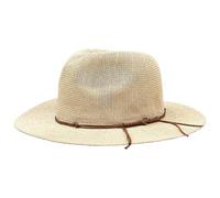 Lerpwige Élégant chapeau de paille large tissé à la main respirant vacances ethnique en paille vacances occidental SONEL élégant western, beige, taille unique