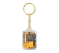Lerpwige Élégante boîte à musique porte-clés ornement boîte à musique élégant pendentif porte-clés sac élégant renforcé chaque clé ou sac