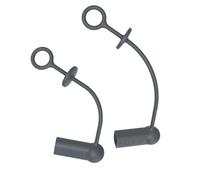 Lerpwige Embouts de câble en silicone - Capuchons anti-poussière pour câbles Internet - Kit de montage - Douilles de protection