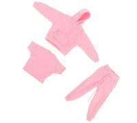 Lerpwige Ensemble de vêtements de soldat miniature en tissu de qualité supérieure, sweat à capuche, pantalon, t-shirt pour figurines de collection