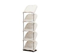 Lerpwige Étagère à chaussures multifonctionnelle Accessoires Rack en plastique Organisateurs de chaussures Support d'angle pour dortoirs et appartement