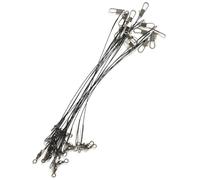 Lerpwige Fishings Tackle - Filetage bas de ligne pour connexions - Accessoires de pêche - Crochet - Ceinture en acier - Boucles - Fil de pêche