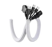 Lerpwige Gaine de câble tressée en PET pour le moteur automobile et l'électronique domestique pour les gaines de gestion des câbles désordonnées