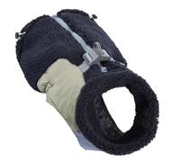 Lerpwige Gilet d'hiver en fourrure pour chien, manteau polaire épais pour chiot, chat, petit chien, vacances, fête, streetwear, vêtements pour chien en polyester pour l'hiver