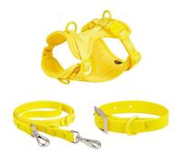 Lerpwige Gilet pour chien réglable et respirant - Laisse d'entraînement - Collier dorsal - Sangle pour l'extérieur - Chien de contrôle des animaux de compagnie - Résistant