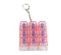 Lerpwige Interrupteur de clavier clé de test avec commentaires tactilés cliqués pour adultes et étudiants Interrupteur de clavier mécanique Testeur de porte-clés