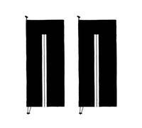 Lerpwige Jambières d'équipées pour femmes filles années 80 Harajukus Punk genoux hautes chaussettes preppy bas gothique crampons streetwears baggy manchettes cheville chaussettes, Noir , taille unique