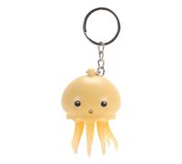 Lerpwige Jellyfish Figure Keychain Drôle et Son Jouet Porte-clés Clé Unique pour Adolescents Enfants Porte-clé Animaux Méduses Colorées Porte-clés pour Sac à Dos, jaune, taille unique