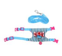 Lerpwige Joli Harnais pour Hamster Kit De Gilet Corde De Marche Réglable Confortable pour Gerbille Furet Chinchillas Écureuil Petits Animaux Harnais Laisse Sangle pour Animaux De Compagnie