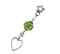 Lerpwige Joli nœud papillon porte-clés pendentif quatre feuilles Magie téléphonique pour sac porte-clés téléphones écouteurs sac à dos sac à main ornement