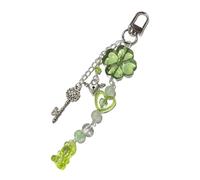 Lerpwige Joli nœud papillon porte-clés pendentif quatre feuilles Magie téléphonique pour sac porte-clés téléphones écouteurs sac à dos sac à main ornement