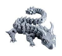 Lerpwige Jouet flexible métallique Dragon Zapping Compagnon de soulagement de stress pour tous les âges Appareils compacts Nouveauté Accessoires Bureau Bureau Dragon Ornement