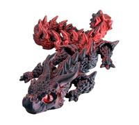 Lerpwige Jouet flexible métallique Dragon Zapping Compagnon de soulagement de stress pour tous les âges Appareils compacts Nouveauté Accessoires Bureau Bureau Dragon Ornement
