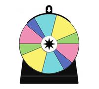 Lerpwige Jouet interactif Wheel avec surface acrylique pour les prix du marché, les fêtes de foires et les réunions
