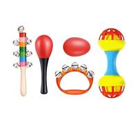 Lerpwige Jouet Marteau de Sable Multifonctionnel pour Bébés Hochet Coloré Pour La Motricité Fine Sensorielle Amélioration De L'auditeur Développement De L'Enfant Cloche À Main