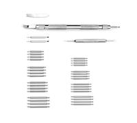 Lerpwige Kit de 37 pièces de retrait de liens de montre pour réparation de bracelet de montre et tailles de bracelet avec plusieurs conseils pour régler différentes sangles de montre