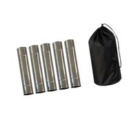 Lerpwige Kit de cheminée pour cuisinière - Design robuste et réglable - Pour la cuisson et les activités thermiques - Chauffage rapide du tuyau d'évacuation