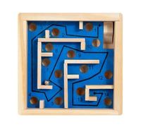 Lerpwige Labyrinthe de perles en bois Jouet d'équilibre pour enfants Jouet éducatif précoce pour améliorer la motricité fine Compétences Balance Jeu de société