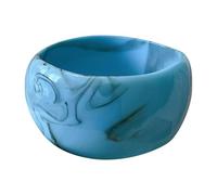 Lerpwige Larges bandes acryliques Bracelets ronds géométriques Large Bracelet géométrique Texture acrylique Poignet Bijoux pour les amateurs de mode Bracelets ronds, taille unique, Comme décrit