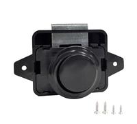 Lerpwige Loquets à bouton-poussoir sans clé pour meubles de camping-car, armoire, armoire avec clé