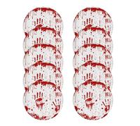 Lerpwige Lot de 0 f 10 lumières décoratives en papier pour Halloween avec motif de palmiers sanglants pour décorations de fête