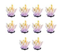 Lerpwige Lot de 10 coraux artificiels colorés pour décoration d'aquariums Bettas