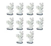 Lerpwige Lot de 10 coraux artificiels colorés pour décoration d'aquariums Bettas