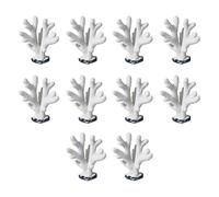 Lerpwige Lot de 10 coraux artificiels colorés pour décoration d'aquariums Bettas