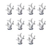 Lerpwige Lot de 10 coraux artificiels colorés pour décoration d'aquariums Bettas