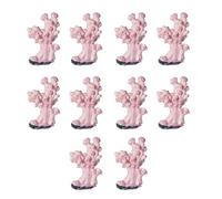 Lerpwige Lot de 10 coraux artificiels colorés pour décoration d'aquariums Bettas