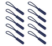 Lerpwige Lot de 10 fermetures éclair portables avec câble de traction - Fermetures éclair amovibles colorées - Patins coulissants - Chemin de câble essentiel