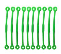 Lerpwige Lot de 10 longs amortisseurs de vibrations pour raquette de tennis - Accessoires résistants aux chocs pour joueur - En silicone souple