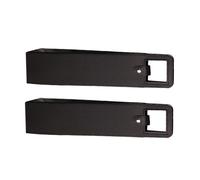 Lerpwige Lot de 2 pochettes à vin sophistiquées en cuir pour bouteilles de vin - Pochette de rangement portable pour pique-nique et fête - Porte-champagne portable, Noir , Taille unique