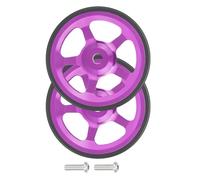 Lerpwige Lot de 2 roues de vélo pliables portables - Épaississement solide - Pour les trajets et les étudiants - Roue légère en aluminium