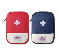 Lerpwige Lot de 2 sacs de rangement multifonctions pour médicaments, premiers sacs de voyage portables en plein air, médicaments, pharmacie, survie