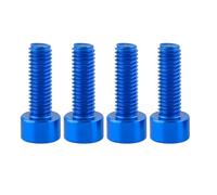 Lerpwige Lot de 4 bouteilles de haute résistance pour vélos Vis de cage de vélo Corrosion Fixations existantes pour VTT Partie Vis de vélo résistantes à la corrosion