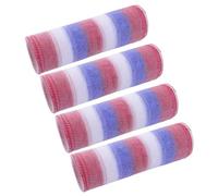 Lerpwige Lot de 4 mailles pratiques pour les décorations de sapin de Noël Convient pour créer des couronnes de nœuds et des arrangements de vacances