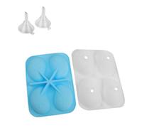 Lerpwige Lot de 4 moules en silicone en forme de mangue pour chocolats, mousses et gâteaux, accessoires de pâtisserie essentiels pour cuisiniers et ateliers