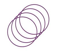 Lerpwige Lot de 4 protections de moyeu de roue faciles à installer - Application à enlever et à coller - Convient pour des configurations faciles - Protection de moyeu de défense en ville