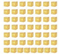 Lerpwige Lot de 50 boîtes à bonbons délicates pour festival - Améliore l'esprit des vacances avec une solution d'emballage élégante et robuste