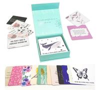 Lerpwige Lot de 50 cartes de motivation pour les femmes qui sont festives avec des mots positifs pour la fête des anniversaires, la fête des mères