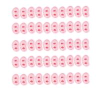 Lerpwige Lot de 50 patchs de nez de cochons Taches Fer à repasser sur les taches Petites taches de réparation sur Appliques Taches pour sacs à vêtements Couture