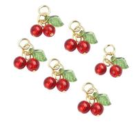 Lerpwige Lot de 6 figurines de fruits décoratives pour bijoux