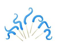 Lerpwige Lot de 7 tentacules bleus en résine pour plantes - Décoration de créature de mer - Pour jardin intérieur et extérieur - Monstres de mer - Plantes tentacules
