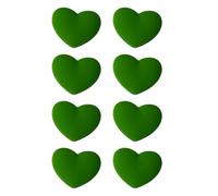 Lerpwige Lot de 8 amortisseurs de vibrations de tennis avec silicone décoratif en forme de cœur pour une absorption plus douce des chocs, prise en main confortable, amortisseur de tennis