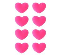 Lerpwige Lot de 8 amortisseurs de vibrations de tennis avec silicone décoratif en forme de cœur pour une absorption des chocs plus lisses et une prise en main confortable